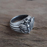 Death's Head Hawkmoth Moth Ring