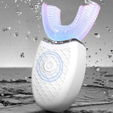 Revolutionary U-Type Sonic Electric Toothbrush: 360° Intelligent Silicon Head, Automatic USB Charging, Waterproof Design