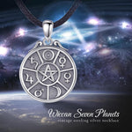 Tetragrammaton Necklace Wiccan Protection Amulet Pentacle Star Jewelry