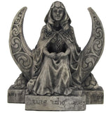 Magicun Altar~Dryad Design Moon Goddess Statue Stone Finish