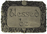 Magicun Altar~Blessed Be Wall Plaque Stone Finish