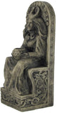 Magicun Altar~Dryad Design Seated Goddess Statue Stone Finish