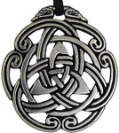 Soloman Pentant~Pewter Celtic Peace Knot Triskelion Pendant