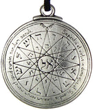 Soloman Pentant~Pewter Key of Solomon Pentacle of Mercury Talisman Pendant