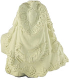 Magicun Altar~Small Celtic Goddess Rhiannon Statue Bone White Finish