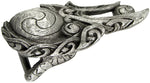 Magicun Altar~Pewter Celtic Knot Raven Belt Buckle