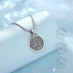 Tetragrammaton Necklace Wiccan Protection Amulet Pentacle Star Jewelry