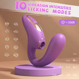 Vibrator For Women 2 In 1 Licking Machine Powerful G-Spot Massager Clitoris Stimulator Female Masturbation Sex Toys For Adult
