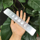 7 Chakra Selenite Slab Point Magic Wand Reiki Healing Stone