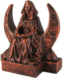 Magicun Altar~Dryad Design Moon Goddess Figurine - Wood Finish