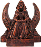 Magicun Altar~Dryad Design Moon Goddess Statue Wood Finish