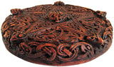Magicun Altar~Celtic Knotwork Pentacle Plaque Wood Finish