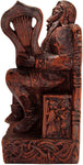 Magicun Altar~Dryad Design Seated Bragi Statue Norse God of Bards and Poetry