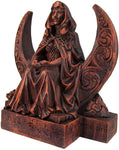 Magicun Altar~Dryad Design Moon Goddess Statue Wood Finish