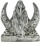 Magicun Altar~Dryad Design Moon Goddess Statue Silver Finish