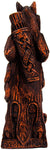 Magicun Altar~Dryad Design Skadi Figurine - Norse Goddess of Winter - Wood Finish
