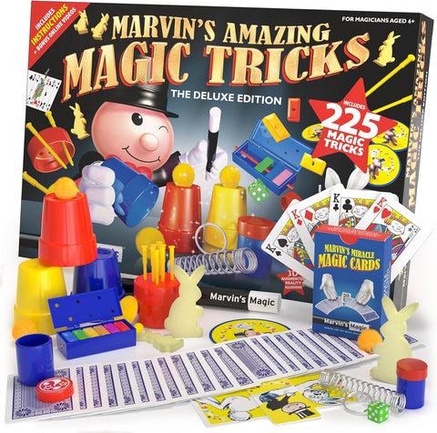 - 225 Amazing Magic Tricks for Kids - Mystical Magic Cards, Magic Theatre, Magic Wand + More