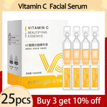 25-75Pcs Hyaluronic Acid Facial Serum Essence Vitamin C Nicotinamide Nourish Repair Fine Lines Dark Spot Anti Aging Essence Set