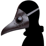PU Steampunk Bird Plague Doctor Mask Long Nose Beak Mask Retro Cosplay Masks Party Carnival Costume Props Accessories