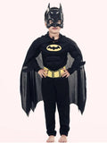 Children Boys Bat Man Costume Batboy Fancy Dress Tutu Super Kids Hero Cosplay Halloween Costume Outfits Comic Masquerade Evening