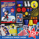 - 125 Amazing Magic Tricks for Children - Kids Magic Set - Magic Kit for Kids Including Magic Wand, Card Tricks + Much More - Suitable for Age 6+