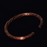 Customized Handcrafted Copper Cuff Bracelet: Personalized Retro Viking Style Statement Piece for Men, Women, and Girls