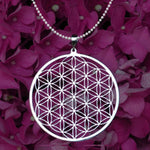 Flower of life pendant to the window Silver plated necklaces & pendants for women Chain pendant for sweater