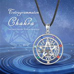 Tetragrammaton Necklace Wiccan Protection Amulet Pentacle Star Jewelry