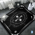 Altar Tarot Card Magic The Gathering Moon Wicca Satanic Area Rug - Goth Decor Spooky Stars and Moon Occult Carpet Witchcraft