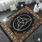 Altar Tarot Card Magic The Gathering Moon Wicca Satanic Area Rug - Goth Decor Spooky Stars and Moon Occult Carpet Witchcraft