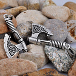 New Magicun Viking~Antique Silver  Axe Pendants  futhark Norse viking pagan Jewelry  1pc