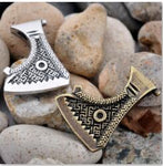 New Magicun Viking~Antique Silver  Axe Pendants  futhark Norse viking pagan Jewelry  1pc