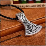 New Magicun Viking~Antique Silver  Axe Pendants  futhark Norse viking pagan Jewelry  1pc