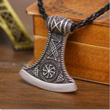 New Magicun Viking~Antique Silver  Axe Pendants  futhark Norse viking pagan Jewelry  1pc