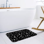Black Witch Skull Moon Divination Doormat Non-slip Rug Soft Bath Mats Bathroom Supplies Carpet Living Room 50x80cm
