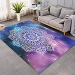 Bohemian Mandala Carpets Large for Living Room Galaxy Boho Floor Mat Home Decor alfombra