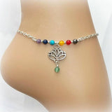 Bohemian Multi Layered Beads Ankle Bracelet for Women Leg Chain Blue Evil Eye Pendant Anklet Summer Beach Foot Jewelry