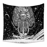 Bohemian Skull Tapestry Background Tapestry 3D Print Wall Hanging Blanket