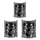 Bohemian Skull Tapestry Background Tapestry 3D Print Wall Hanging Blanket