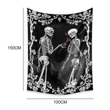 Bohemian Skull Tapestry Background Tapestry 3D Print Wall Hanging Blanket