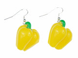 Capsicum Earrings Pepper Charm, Food Jewelry Bell Pepper Earrings, Pepper Jewelry Miniature Food Earrings Mini Food Jewellery