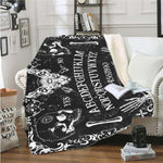 Cat Ouija Board Symbol Throw Blanket Satan666 Plush Blanket Soft Panther Skull Cozy Blankets for Sofa Chair Bed blankets|Blankets|