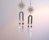 Celestial Earrings / Bohemian Earrings / Gypsy Earrings/Mystical Magical Witchy Jewelry Gift