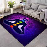 Chakra Carpets for Living Room Zen Theme Rectangle Area Rug Colorful tapis Flower of Life Geometric Floor Mat Hot