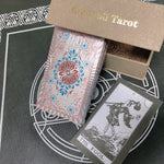 Gold Foil  PVC Waterproof  3D Coffee Color Retro Tarot Card