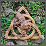 Crow on the ground Celtic Knots Altar Supplies Wicca  Borad Game  Divination  Tool Witchcraft supply Resin