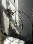 Crystal Hoop Suncatcher Prism Windows Hanging Rainbow Maker Feng Shui Garden Jewelry