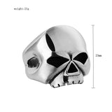 Magic Ring~Drop shipping 2020 New Cool Stainless Steel Fashion Punisher Skull Ring Punk Unqiue Jewelry For Men HF557