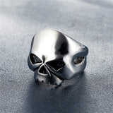 Magic Ring~Drop shipping 2020 New Cool Stainless Steel Fashion Punisher Skull Ring Punk Unqiue Jewelry For Men HF557