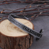 1pc Men's Handmade Nordic Rune Bangle Viking 3 color Alloy men bangle